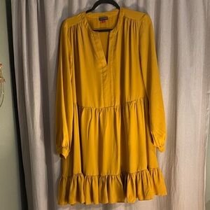 Vince Camuto Mustard Yellow Dress